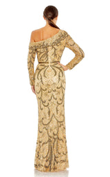 Mac Duggal 5639 Gold-Nude