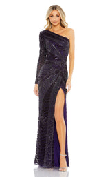 Mac Duggal 5649 Aubergine