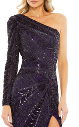 Mac Duggal 5649 Aubergine