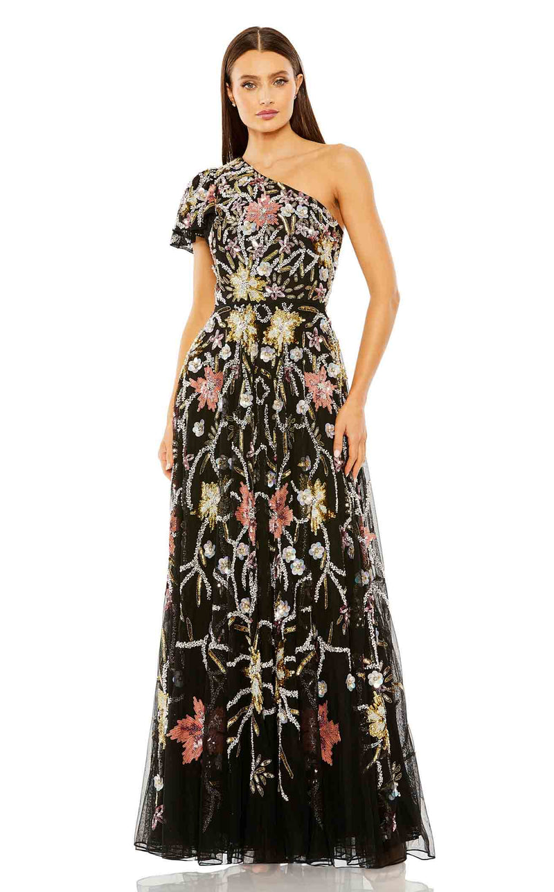 Mac Duggal 6134 Black-Multi