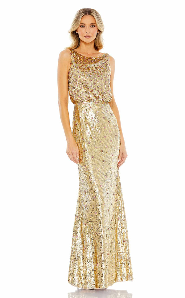 Mac Duggal 93645 Gold