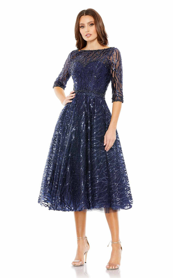 Mac Duggal A20252 Navy