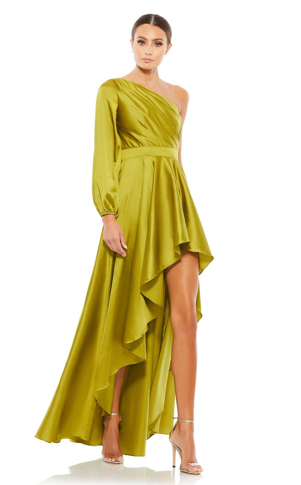 Mac Duggal A49141 Chartreuse