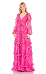 Mac Duggal A68223 Fuchsia