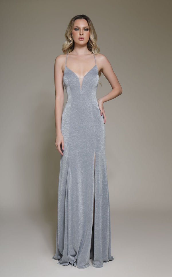 Modessa Couture M19017 Grey