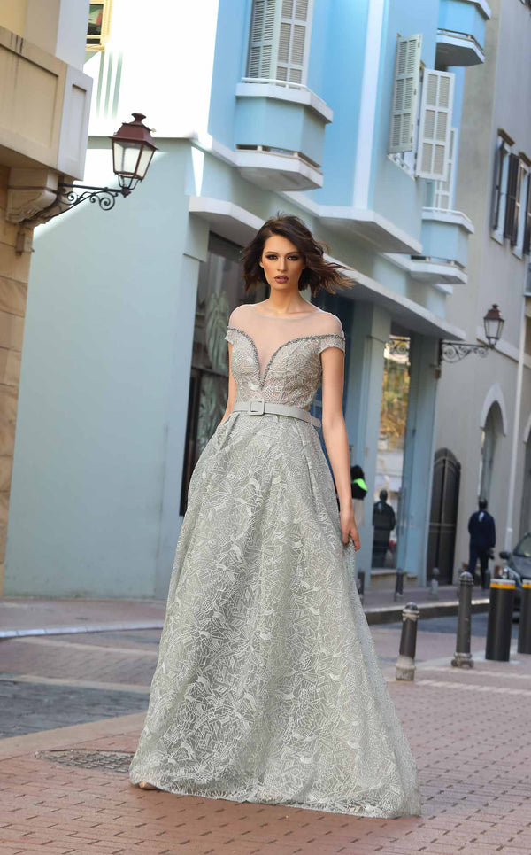 Modessa Couture M19027 Light-Green