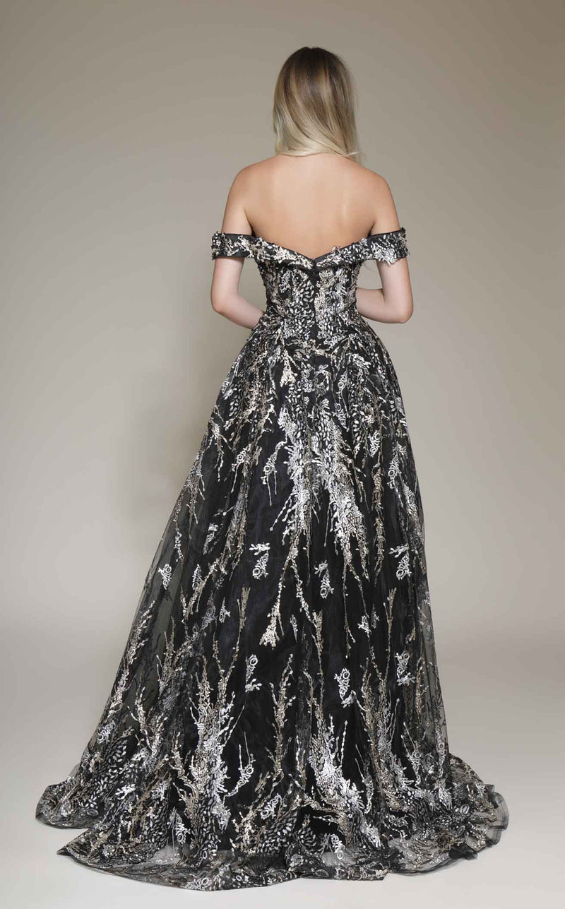 Modessa Couture M19088 Black