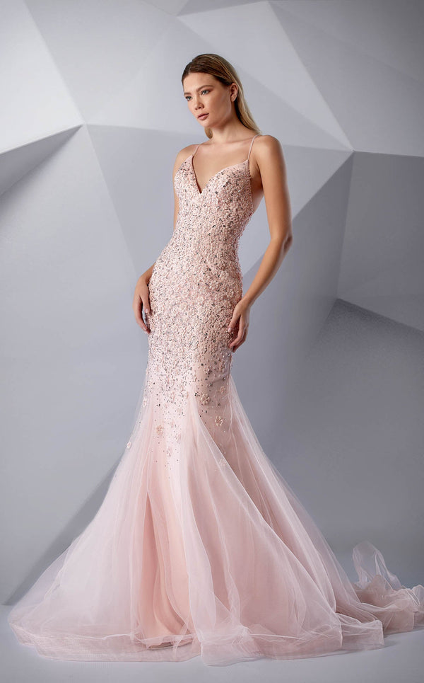 Modessa Couture M20203 Dusty-Pink