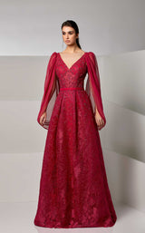 Modessa Couture M20208 Red