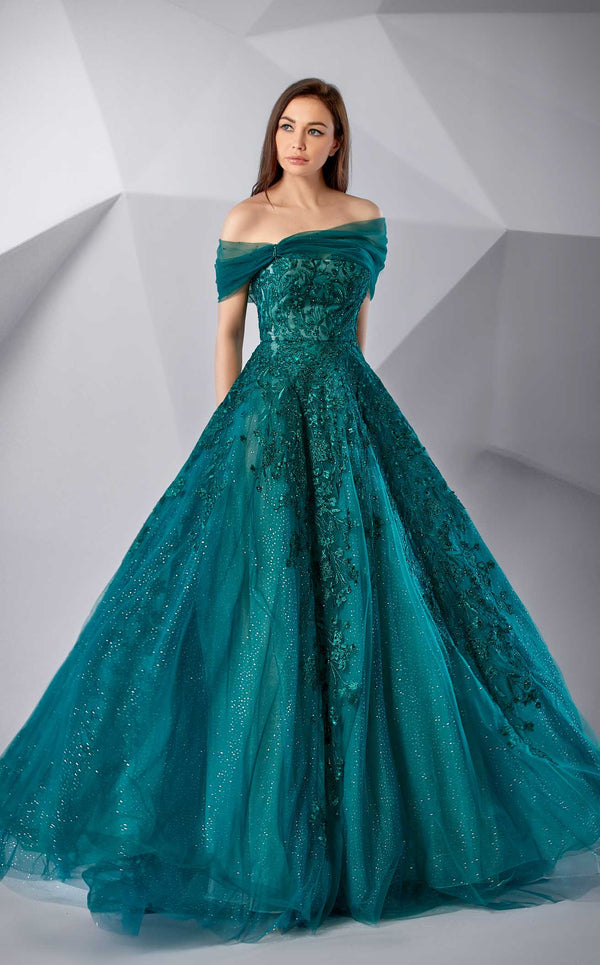 Modessa Couture M20224 Emerald