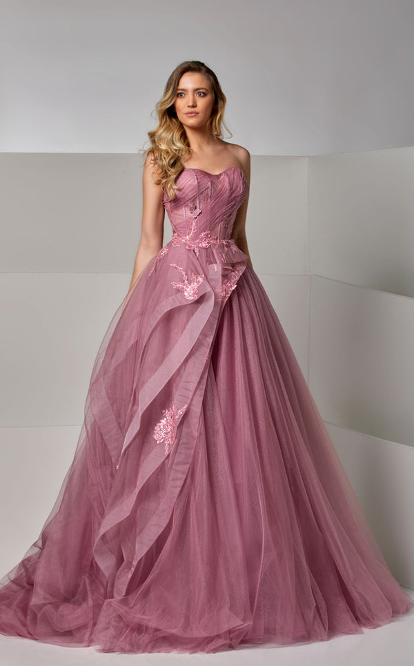 Modessa Couture M20226 Mauve