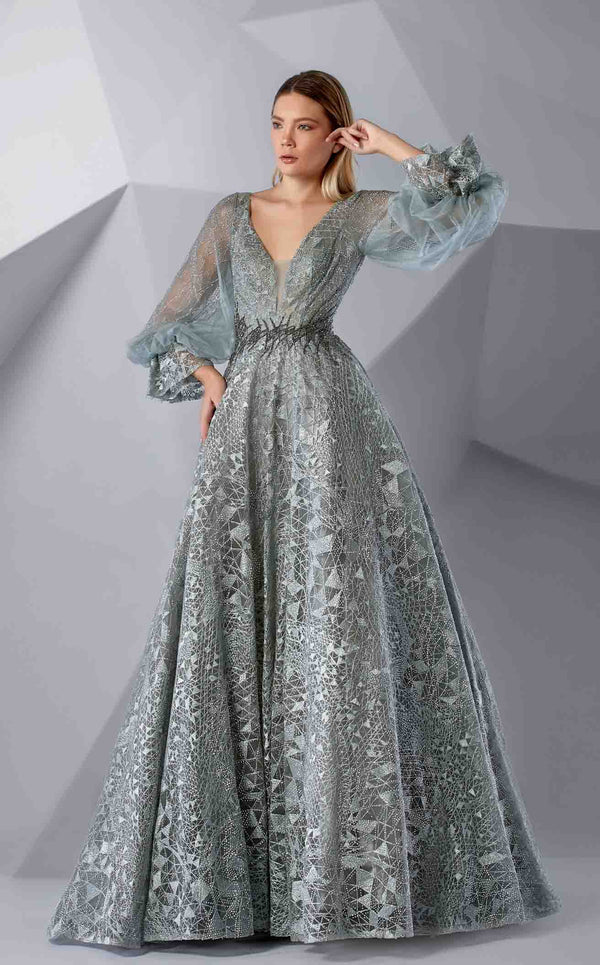 Modessa Couture M20237 Frosty-Green