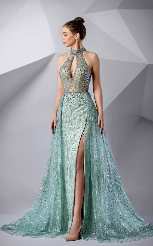 Modessa Couture M20241 Frosty-Green