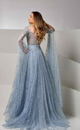 Modessa Couture M20252 Blue-Fog