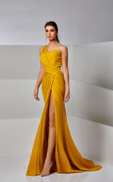 Modessa Couture M20263 Yellow