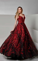 Modessa Couture M20275 Red