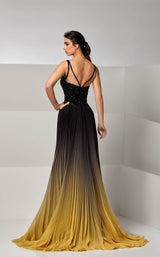 Modessa Couture M20284 Black/Yellow