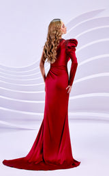 modessa-couture-m20307 Wine-Red