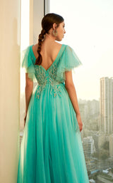 Modessa Couture M20331 Aqua