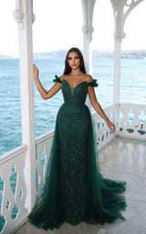 Modessa Couture M20346 Hunter-Green