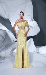 Modessa Couture M24613 Yellow