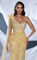 Modessa Couture M24643 Gold-Yellow