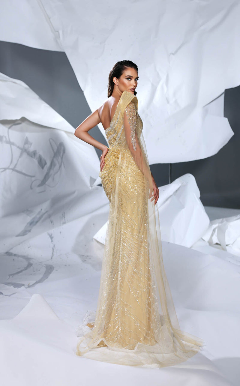 Modessa Couture M24643 Gold-Yellow