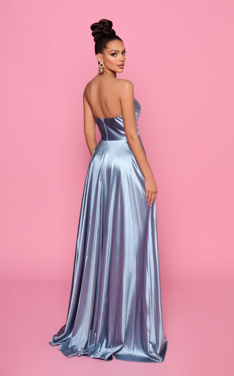 Nicoletta NP158 Dress Cadet-Blue