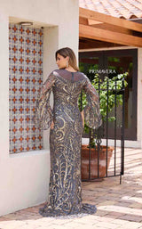 Primavera Couture 12174 Charcoal/Gold