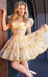 Rachel Allan 40408 Yellow-Print