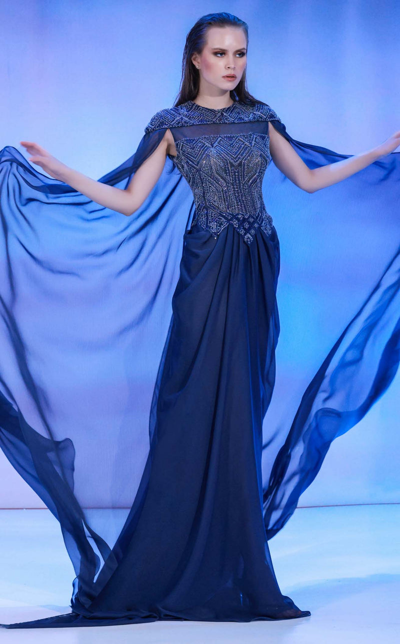 Reverie Couture SS150 Deep Blue