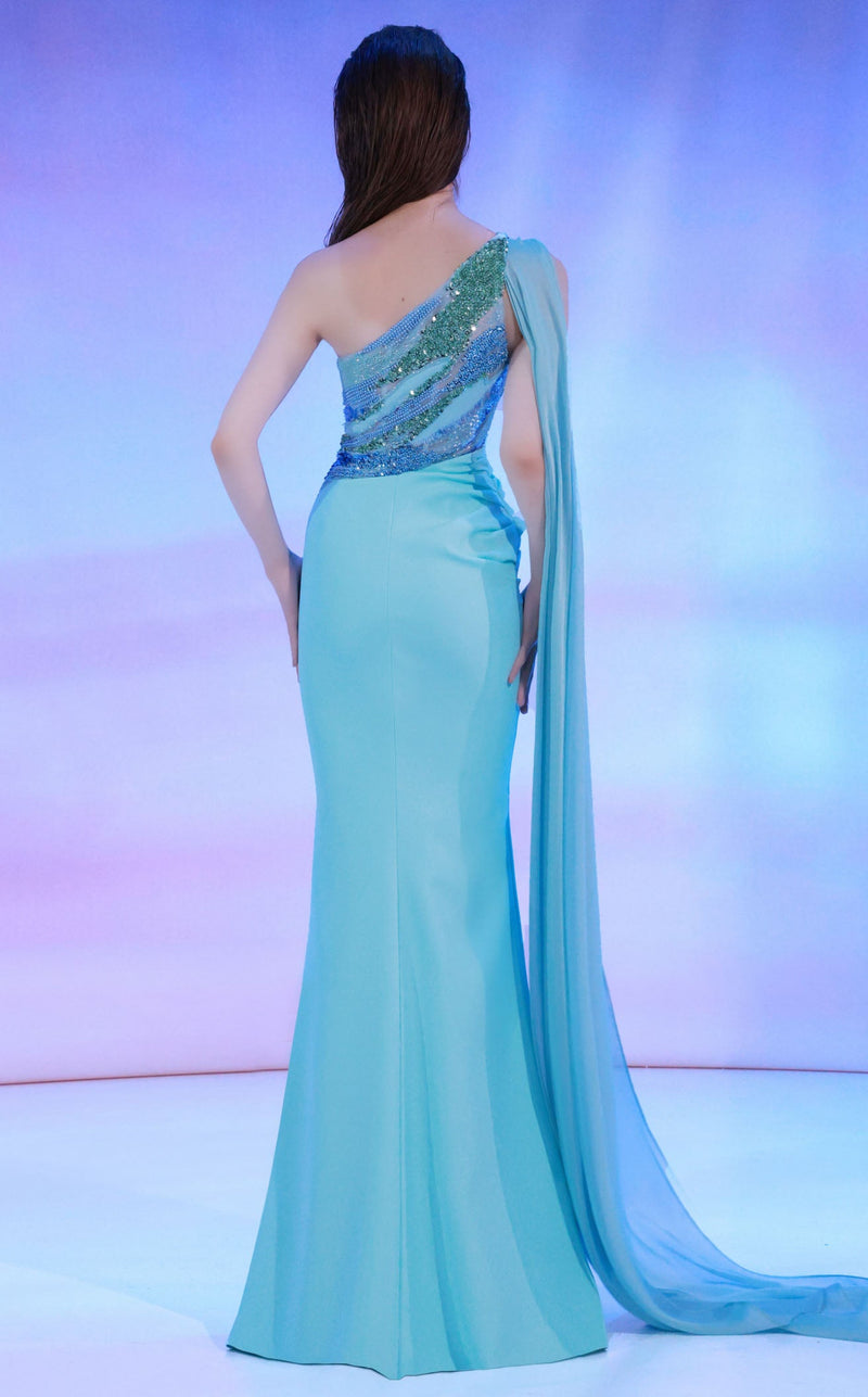 Reverie Couture SS162 Aqua