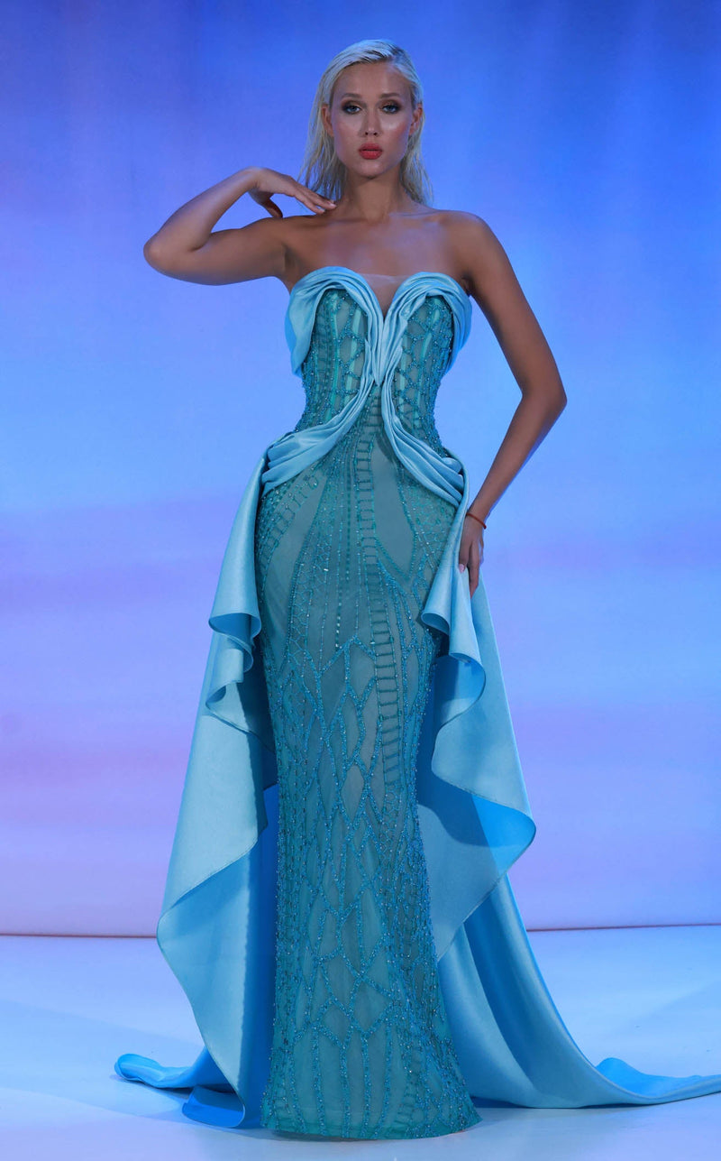 Reverie Couture SS163 Aqua