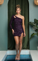 Nox Anabel S776 Dress Plum