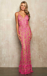 Sherri Hill 54376 Neon-Pink