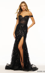 Sherri Hill 56101 Black