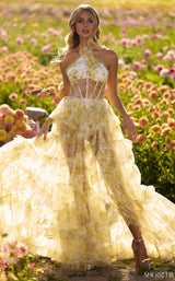 Sherri Hill 56382 Yellow-Rose