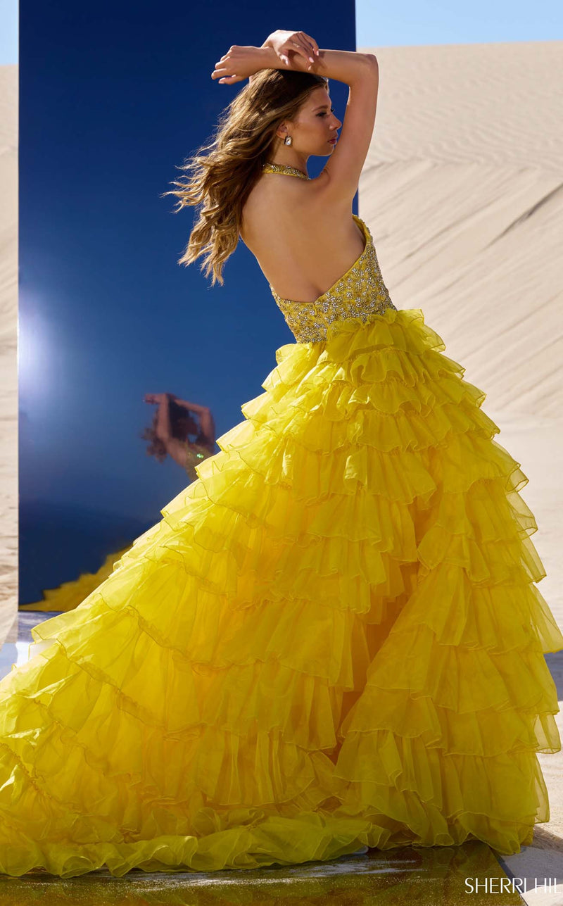 Sherri Hill 56410 Yellow