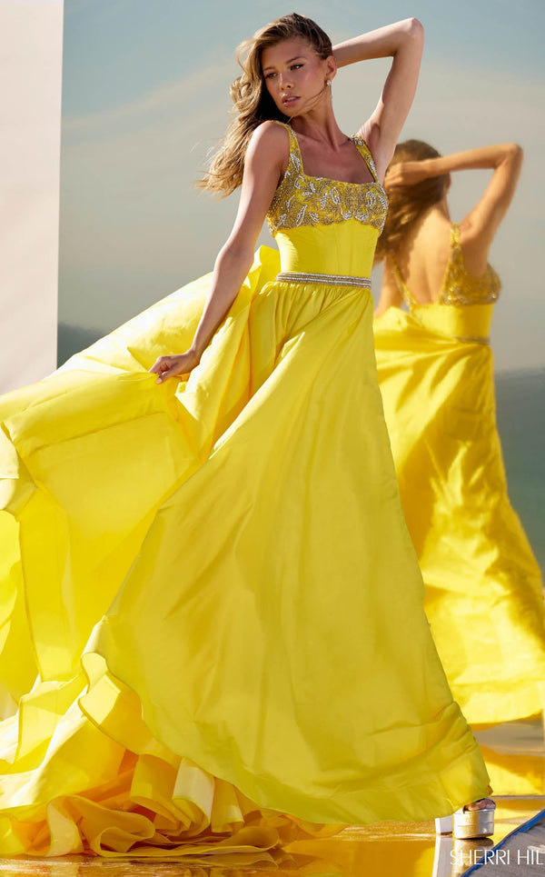 Sherri Hill 56434 Yellow