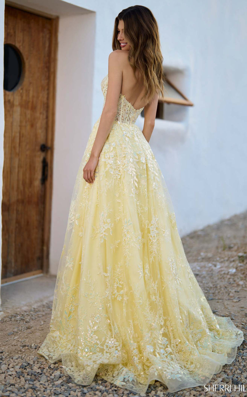 Sherri Hill 56577 Yellow