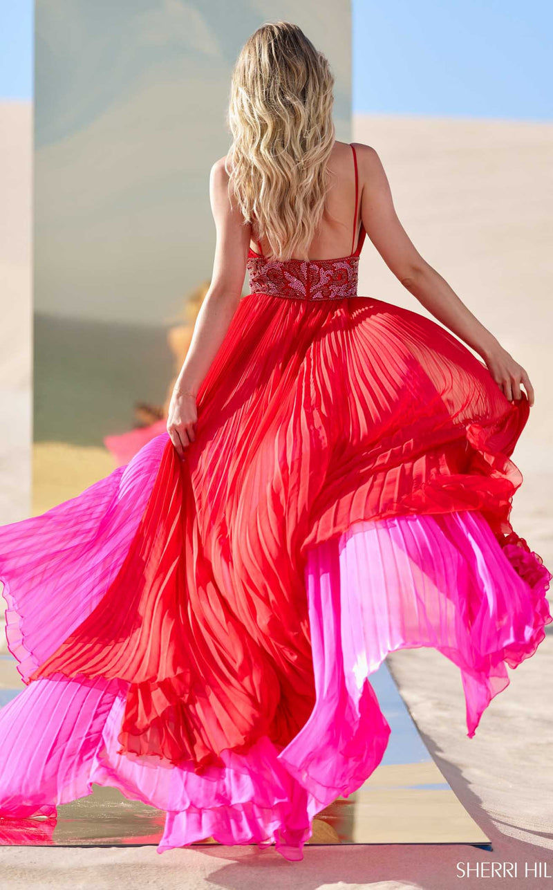 Sherri Hill 56700 Red/Fuchsia