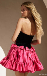 Sherri Hill 56703 Black/Bright-Pink