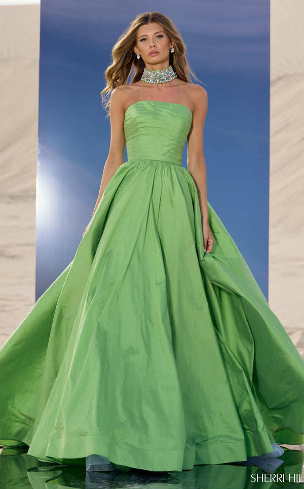 Sherri Hill 56748 Chartreuse