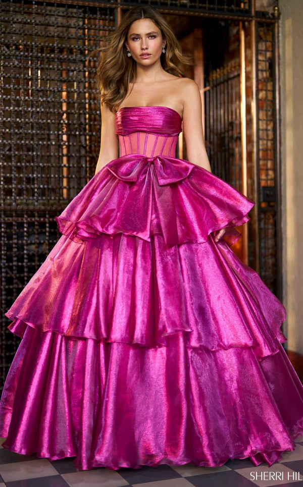 Sherri Hill 56767 Fuchsia