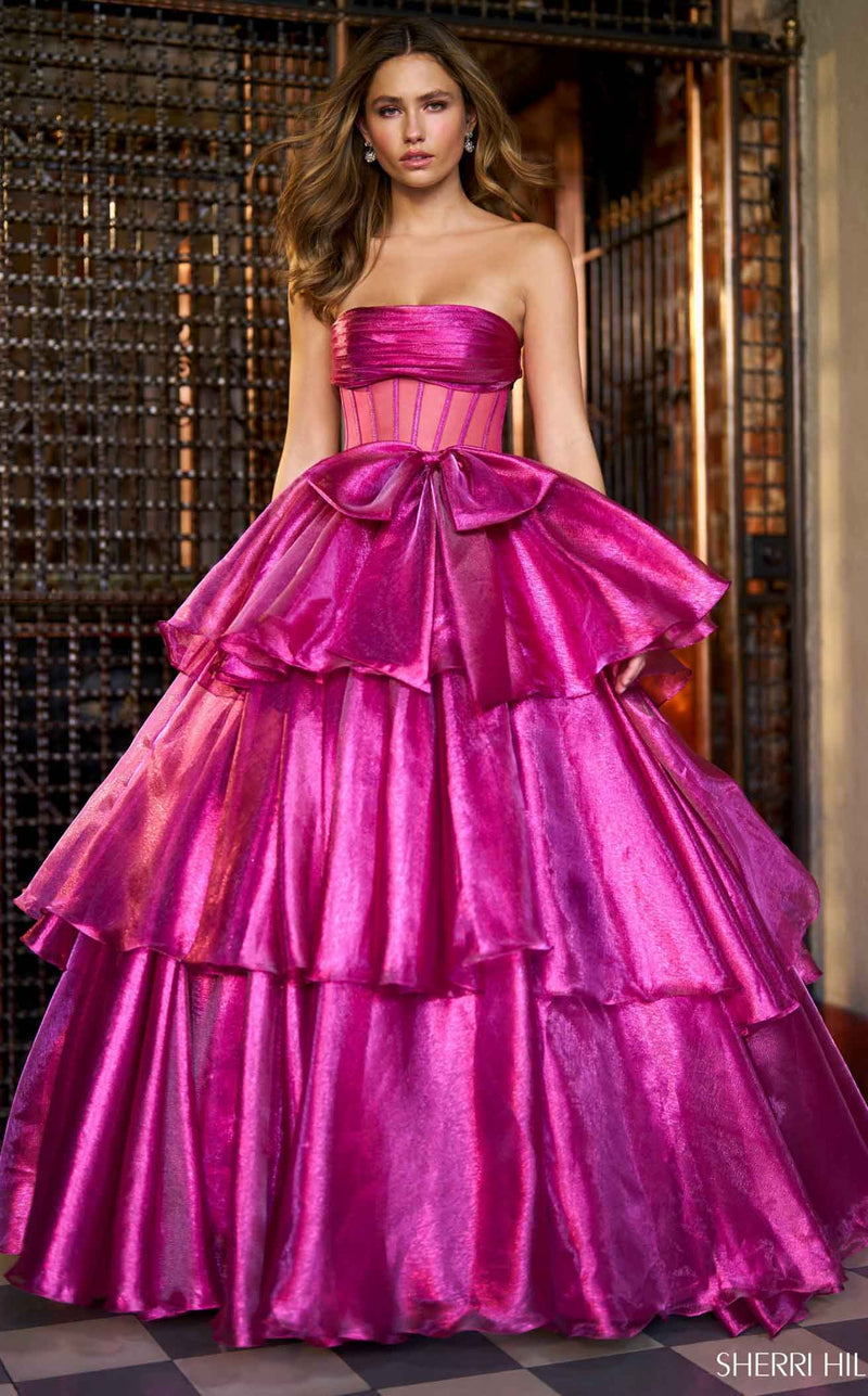 Sherri Hill 56767 Fuchsia