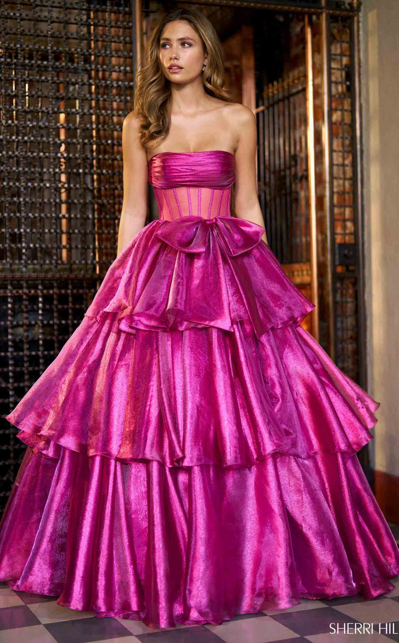 Sherri Hill 56767 Fuchsia