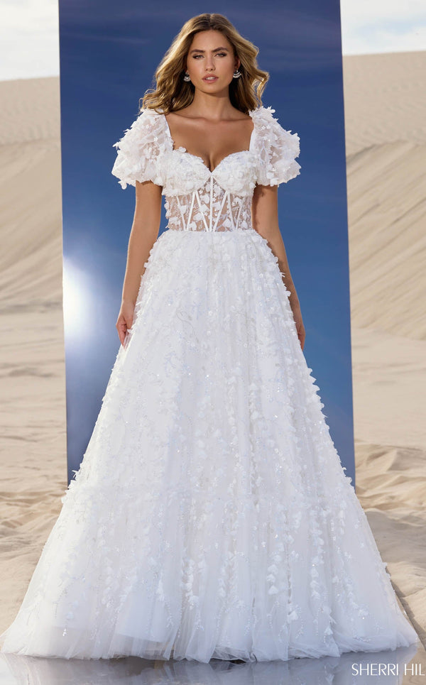 Sherri Hill 56813 Ivory