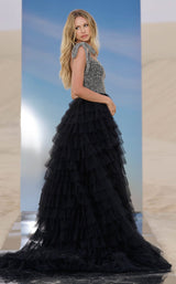 Sherri Hill 56829 Black/Silver