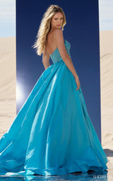 Sherri Hill 56830 Aqua