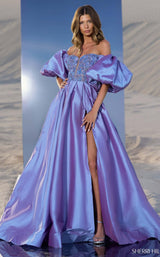 Sherri Hill 56843 Periwinkle